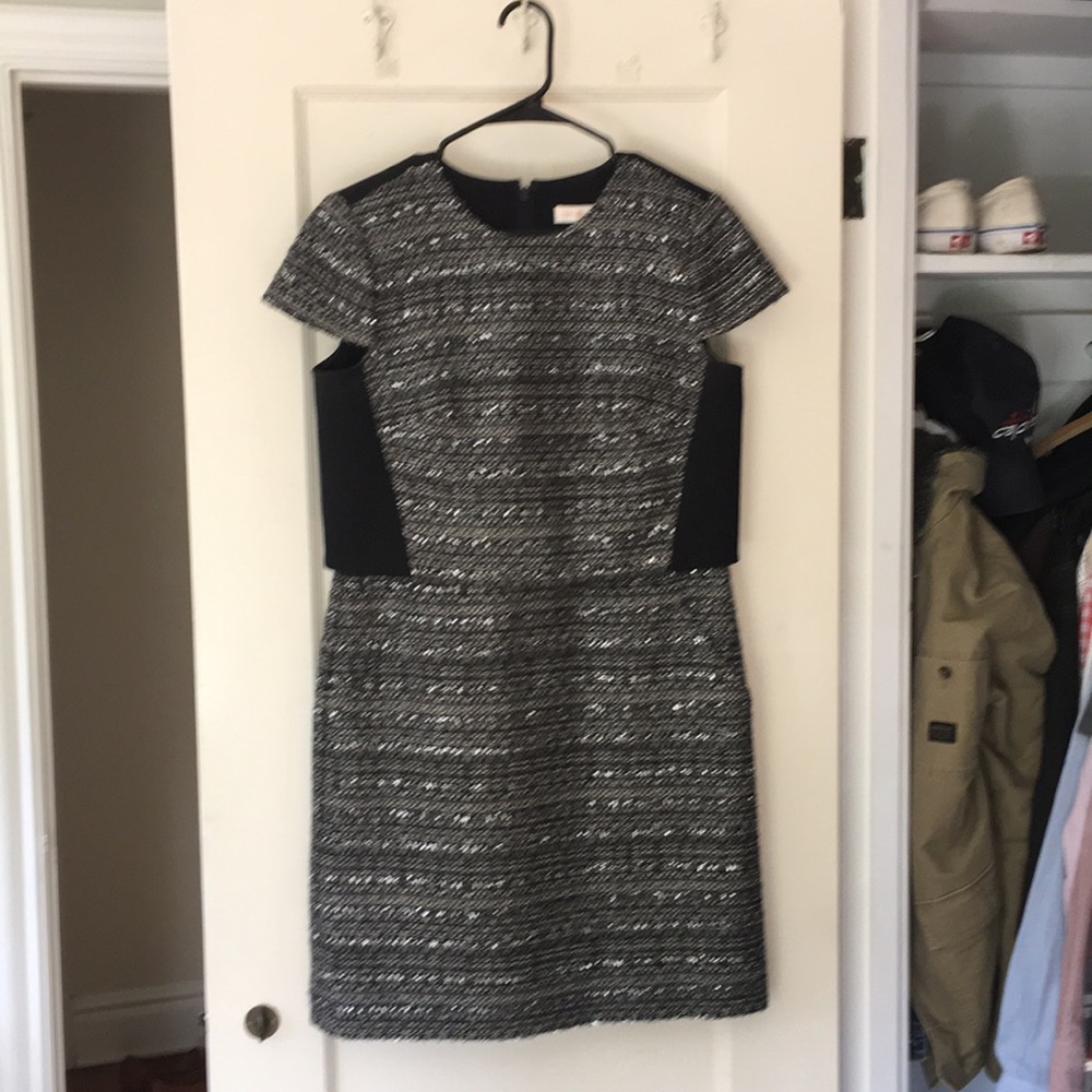 Tory Burch “Deandra” boucle knit cocktail dress